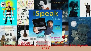 Read  Connect Plus Public Speaking Access Card for iSpeak 2011 EBooks Online