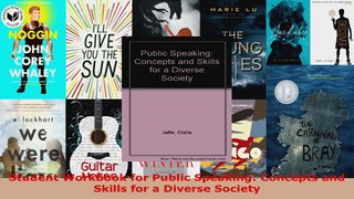 Download  Student Workbook for Public Speaking Concepts and Skills for a Diverse Society Ebook Free