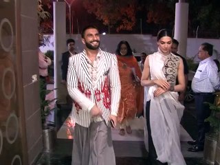 Gandhinagar Ranveer Singh & Deepika Padukone meets Gujarat CM