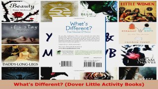 Read  Whats Different Dover Little Activity Books EBooks Online