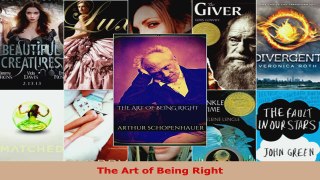 Read  The Art of Being Right EBooks Online