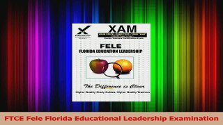 FTCE Fele Florida Educational Leadership Examination Download