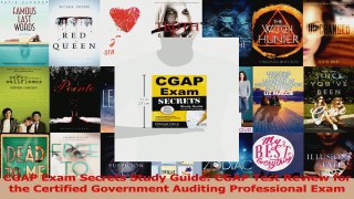 CGAP Exam Secrets Study Guide CGAP Test Review for the Certified Government Auditing PDF
