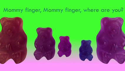 Finger Family | Candy Bear Finger Family | English nursery rhymes for children