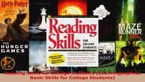 Read  Reading Skills for College Students Learningexpress Basic Skills for College Students PDF Online
