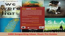 PDF Download  1000 Songwriting Ideas Music Pro Guides PDF Online