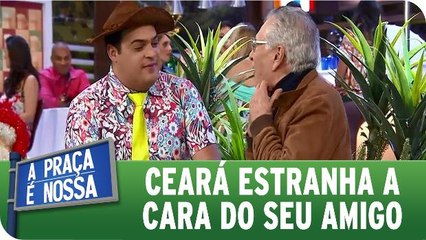 Ceará acha que tem algo estranho na cara de Carlos Alberto