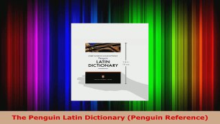 Read  The Penguin Latin Dictionary Penguin Reference Ebook Free