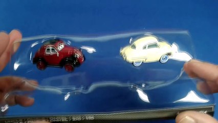 toy Unboxing 2 Surprise Eggs Cars 2 Pixar Playset Sorpresa Ovetti Kinder cars