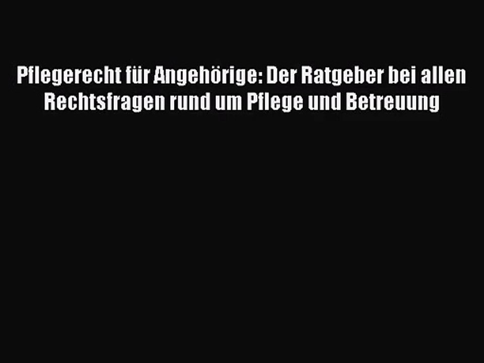 Betreuungsantrag für angehörige