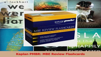 Kaplan PMBR MBE Review Flashcards PDF