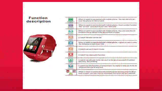 Best buy Smartwatch Soyan 2015 New U Watch Bluetooth SmartWatch Wrist Watch Phone Touch Screen Mate For