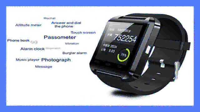 Best buy Smartwatch HAMSWAN New UWATCH U8 Bluetooth Smart Watch Wristwatch Fit for All Android Smartphones