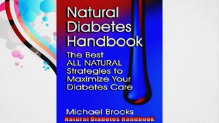 Natural Diabetes Handbook