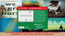 Read  Living Language Italian Daily Phrase  Culture Calendar 2012 DaytoDay Calendar Ebook Free