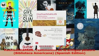 PDF Download  Huehuehtlahtolli Testimonios de la antigua palabra Biblioteca Americana Spanish PDF Full Ebook