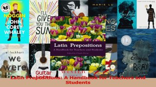 PDF Download  Latin Prepositions A Handbook for Teachers and Students Read Full Ebook