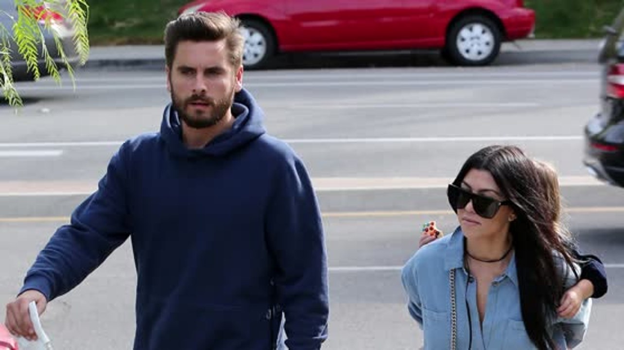 Scott Disick und Kourtney Kardashian beim Essen in LA