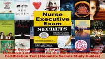 Nurse Executive Exam Secrets Study Guide Nurse Executive Test Review for the Nurse Download
