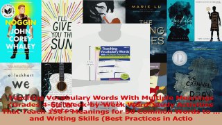 PDF Download  Teaching Vocabulary Words With Multiple Meanings Grades 46 WeekbyWeek WordStudy PDF Full Ebook