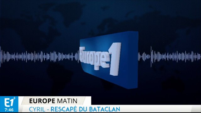 Un mois après les attentats de Paris, un rescapé raconte l'horreur du Bataclan