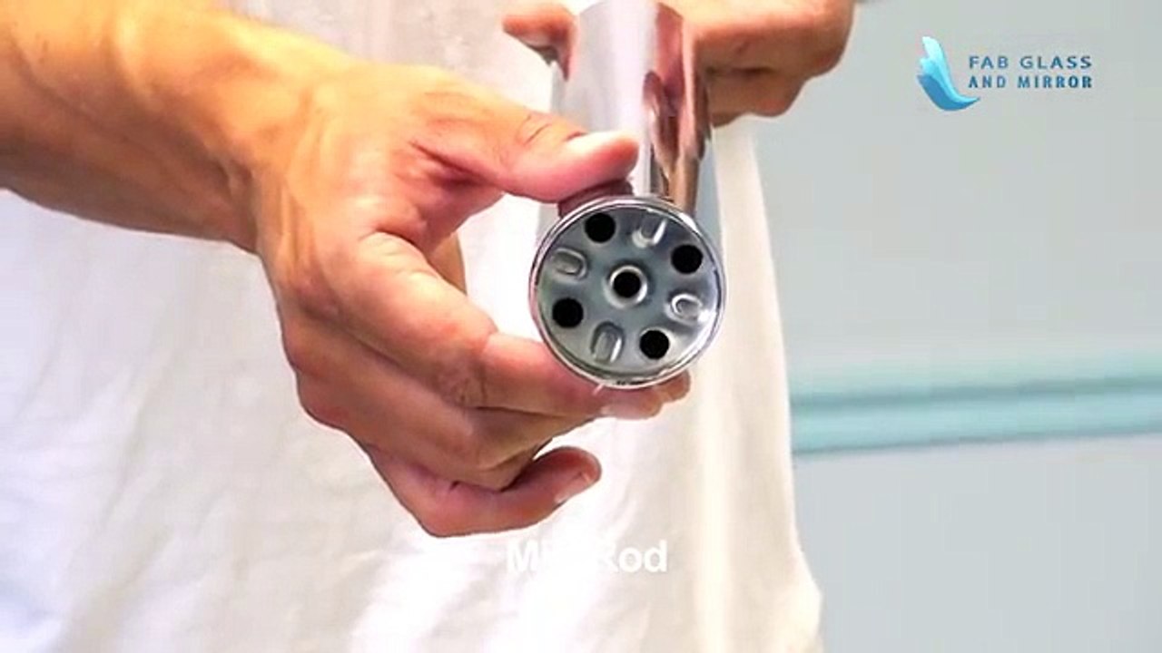 Round Glass Side Table (Black) Installation - Fab Glass and Mirror