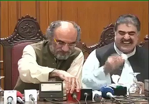 President PMLN Balochistan Sanaullah Zehri _ Ex CM Balochistan Aslam Raisani’s vulgar encounter with Farzana Raja _ Paki