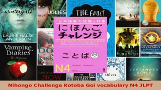 Read  Nihongo Challenge Kotoba Goi vocabulary N4 JLPT Ebook Free