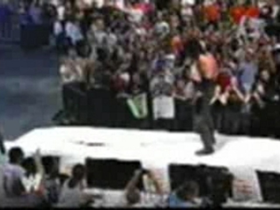 jbl gets chokeslammed  by the taker