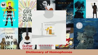 PDF Download  Dictionary of Homophones Download Full Ebook
