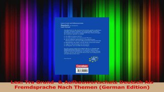 PDF Download  Lex Tra Grund  Aufbauwortschatz Deutsch Als Fremdsprache Nach Themen German Edition PDF Full Ebook