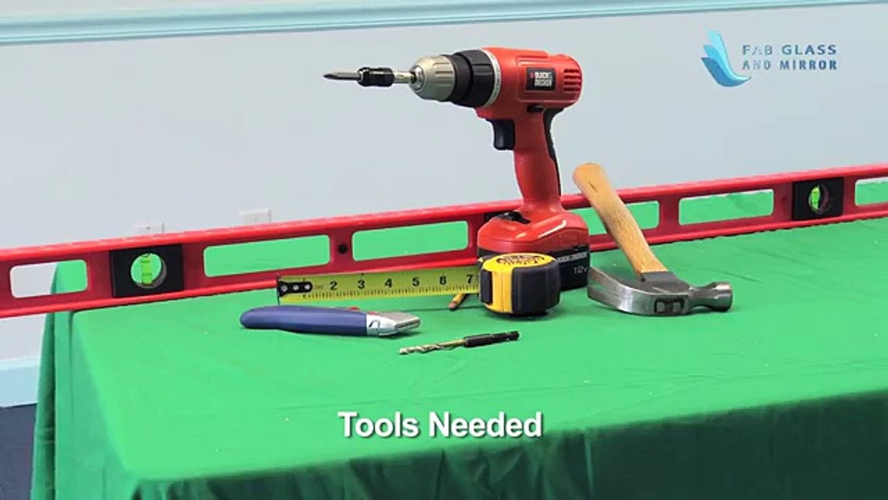 Frame less Mirror Round Step by Step installation - Fab Glass and Mirror