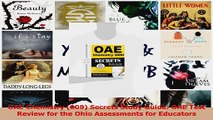 OAE Chemistry 009 Secrets Study Guide OAE Test Review for the Ohio Assessments for Read Online