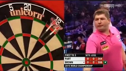 2015 World Darts Championship Round 1 Part vs Brown