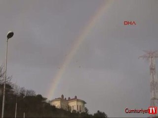 Boğaz'da gökkuşağı büyüsü