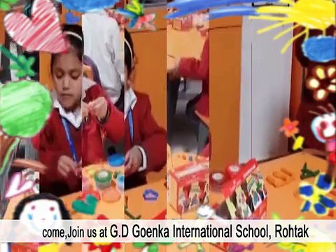 GD Goenka International School Rohtak Clay Modeling Activity