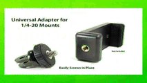 Best buy Action Cameras  Action Mount  Universal Conversion Adapter for GoPro Mounts wcamera Screw 14Inch