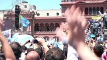 El primer baile de Macri como presidente