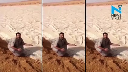 Viral- River flows in mid of Saudi Arabia desert?
