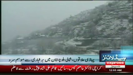 Snowfall in Kalam,Mahodand,Malam Jabba and Miandam Report Sherin Zada