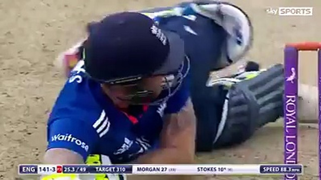 So this happened last night and Stokes was given out. What do you think? was it out?