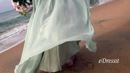 Fresh Mint Bridesmaid Dress Full Length (part 13)