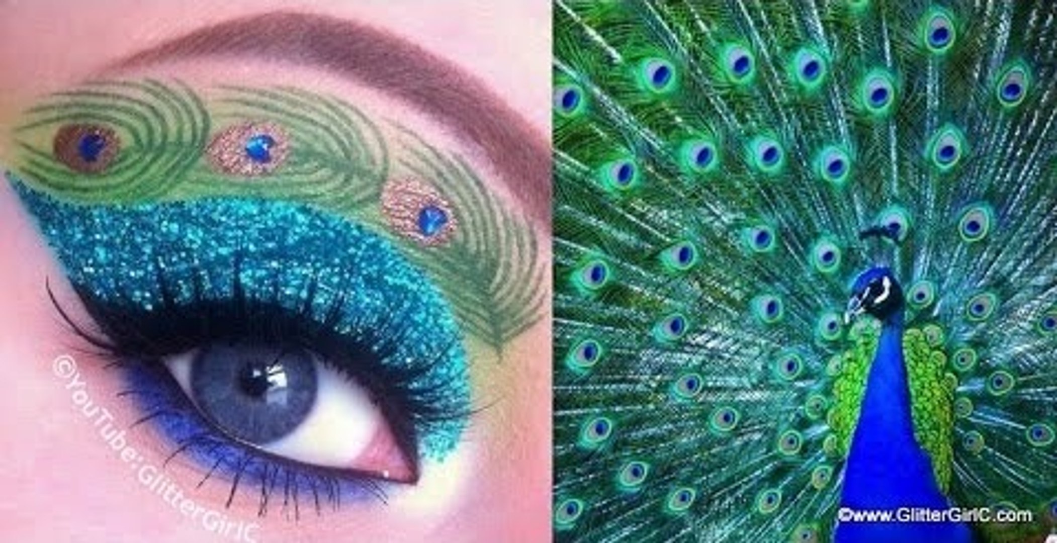 Peacock Eye Makeup