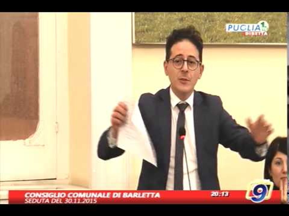 Consiglio Comunale di Barletta - Seduta del 30.11.2015