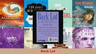 Read  Back Lot Ebook Free