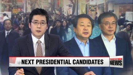 Both leaders of Korea's rival parties selected as most favored next presidential candidates