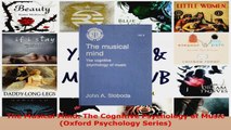 Read  The Musical Mind The Cognitive Psychology of Music Oxford Psychology Series Ebook Free