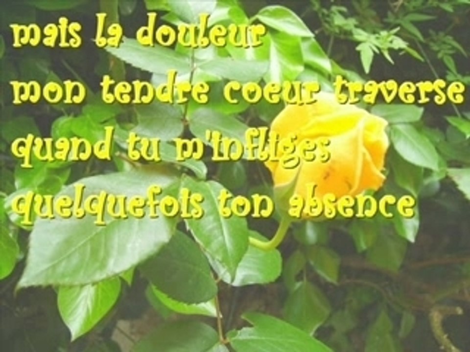 MON AMOUR -  poème