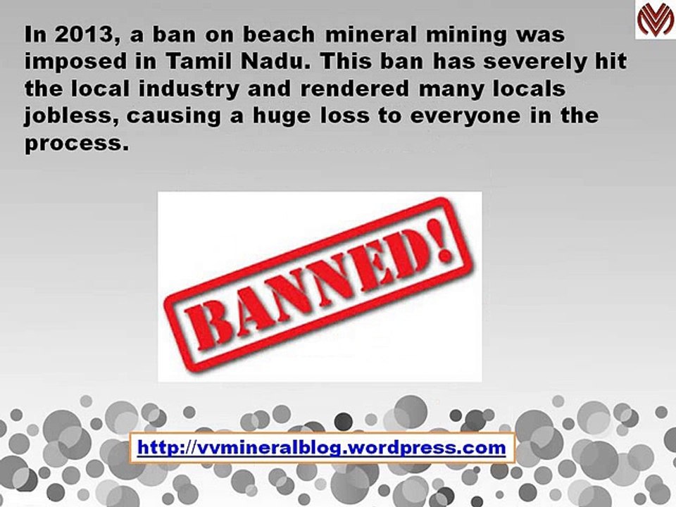 Local Industry Suffering From Mining Ban, Says V Subramanian