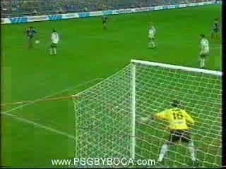 psg coupe de la ligue 98 but de rai
